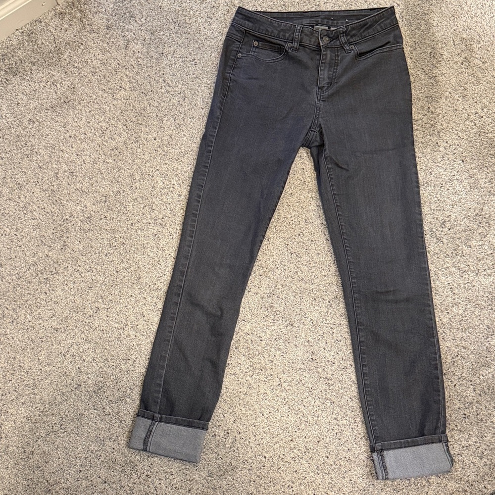 Prana Women's Dark Gray Straight Leg Jeans